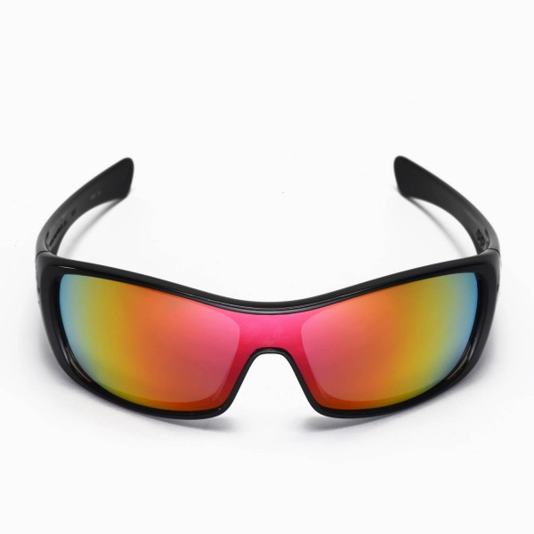 Lenses for Oakley Antix - Multiple Options Available (Fire Red Mirror Coated - Polarized)