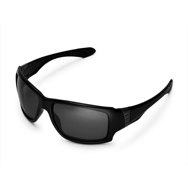 New Walleva Black Polarized Replacement Lenses for Oakley Big Taco  Sunglasses