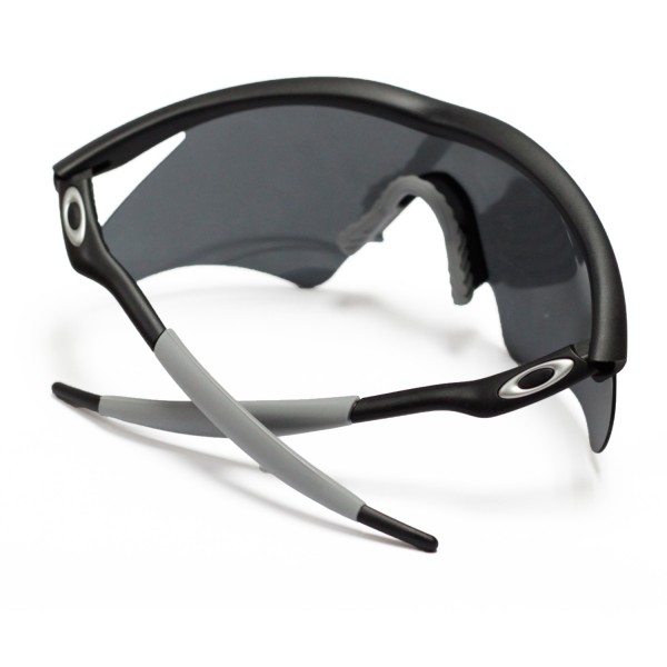 Walleva Gray Earsocks And Black Nose Pads For Oakley M Frame Sunglasses