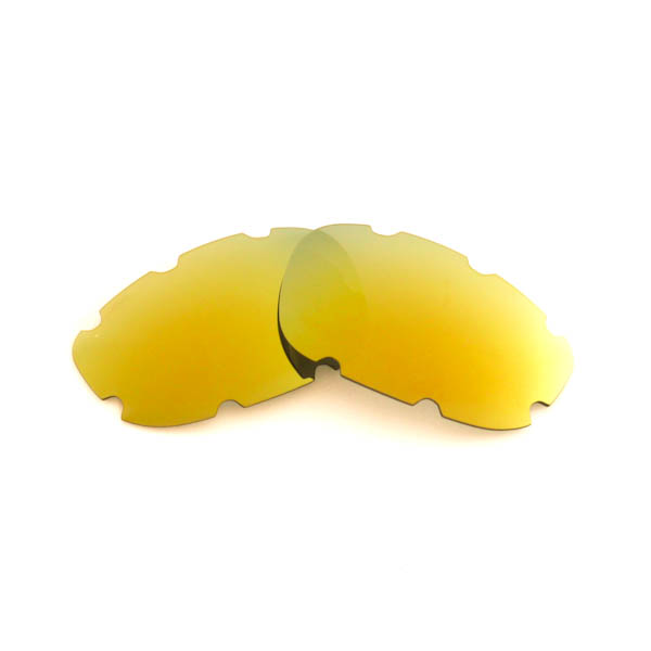 Walleva 24K Gold Polarized Vented Replacement Lenses for Oakley