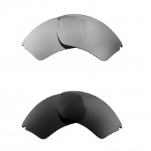 New Walleva Titanium + Black Polarized Replacement Lenses For Smith Optics Approach Max Sunglasses