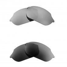 New Walleva Titanium + Black Polarized Replacement Lenses For Smith Optics Parallel Sunglasses