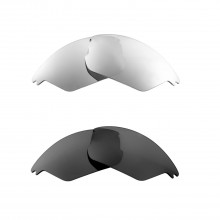 New Walleva Titanium + Black Polarized Replacement Lenses For Smith Optics Approach Sunglasses