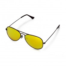 Walleva Pilo 24k Gold Mirror Coating Polarized Lenses WSG109-CO-24K Sunglasses With Aluminum Alloy Frame