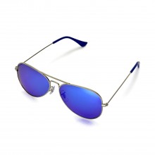 Walleva Pilo Blue Mirror Coating Polarized  Lenses WSG109-TI-BL Sunglasses With Aluminum Alloy Frame