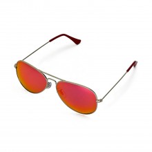 Walleva Pilo Red Mirror Coating Polarized Lenses WSG109-TI-FR Sunglasses With Aluminum Alloy Frame