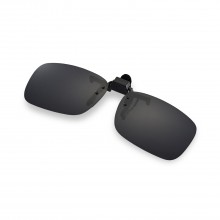 Walleva Polarized Black Clip-on Flip-up Sunglasses Lenses