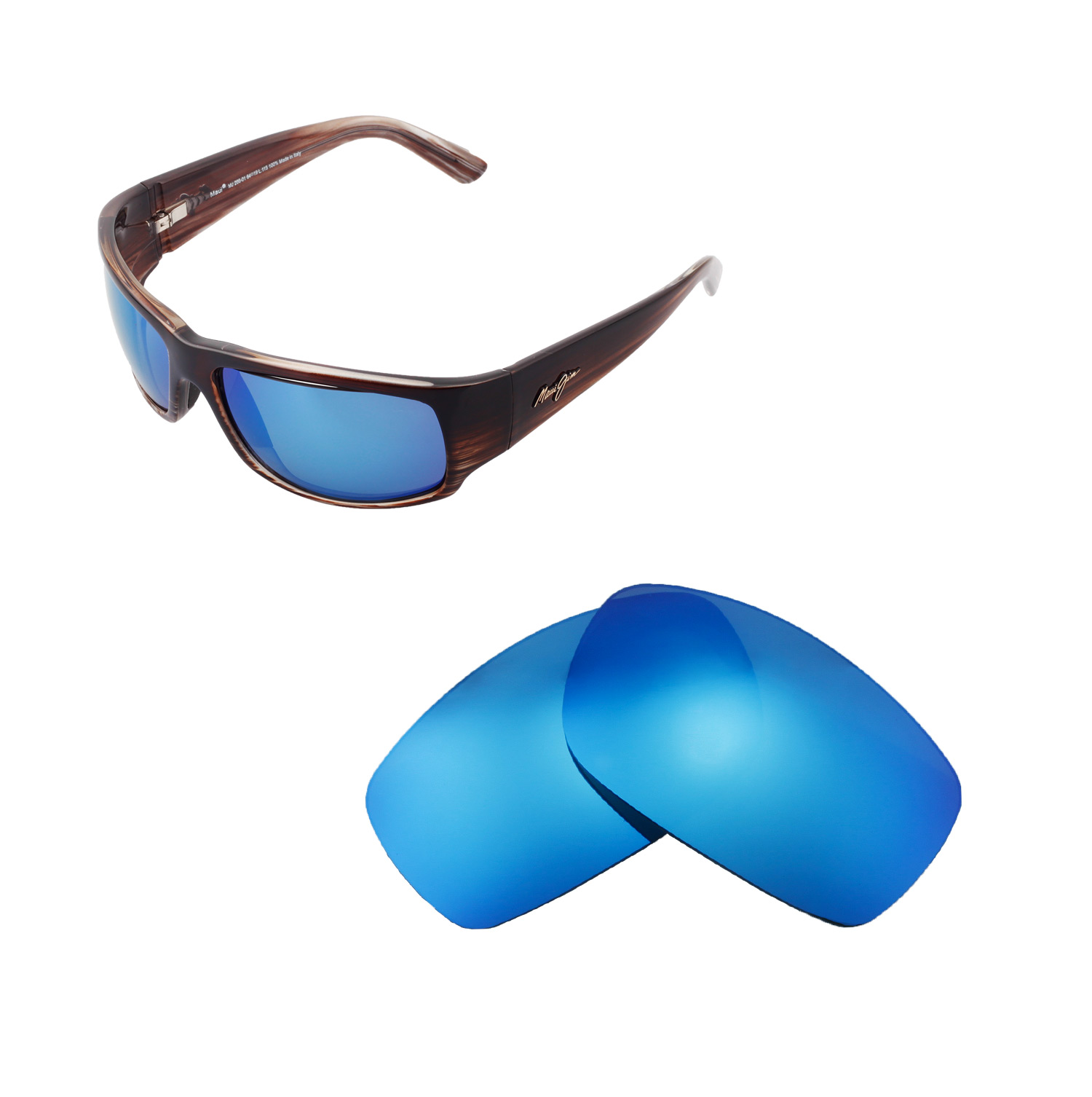 maui jim blue lens sunglasses