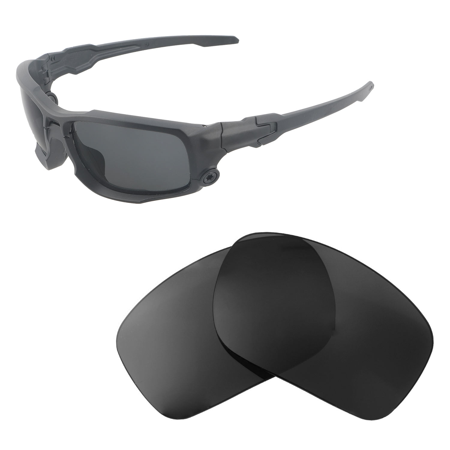 Walleva Replacement Lenses For Oakley Shocktube Sunglasses - Multiple ...