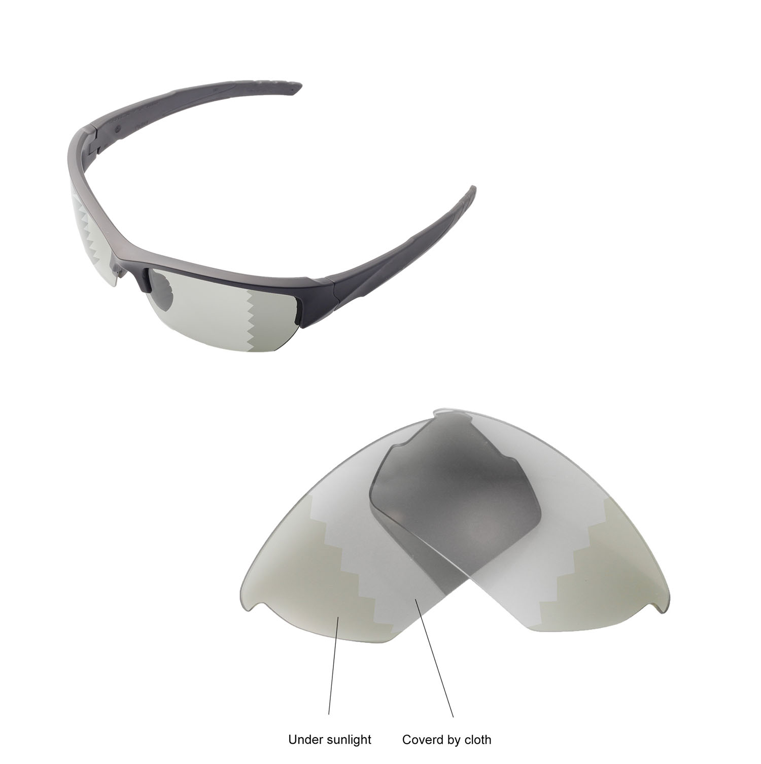 Walleva Replacement Lenses for Wiley X Valor Sunglasses - Multiple ...