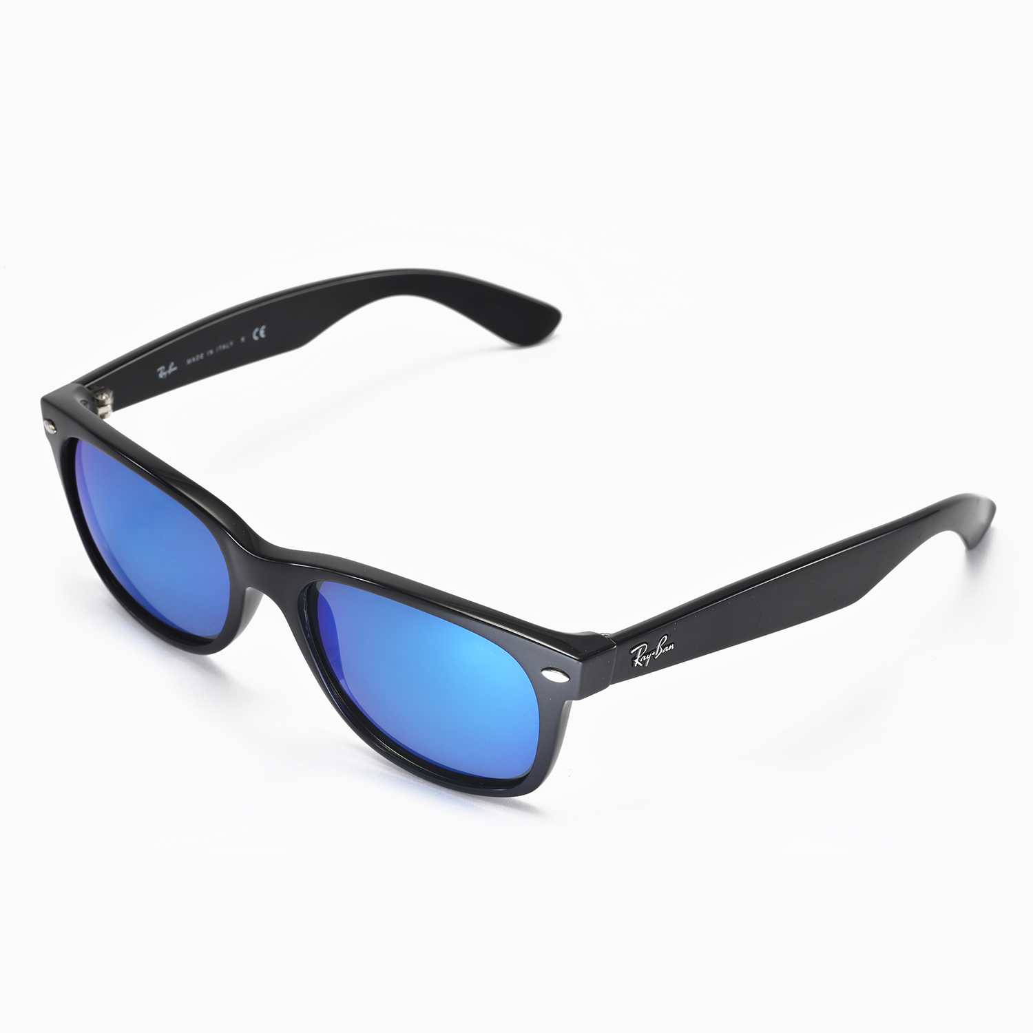 ray ban wayfarer with blue lenses