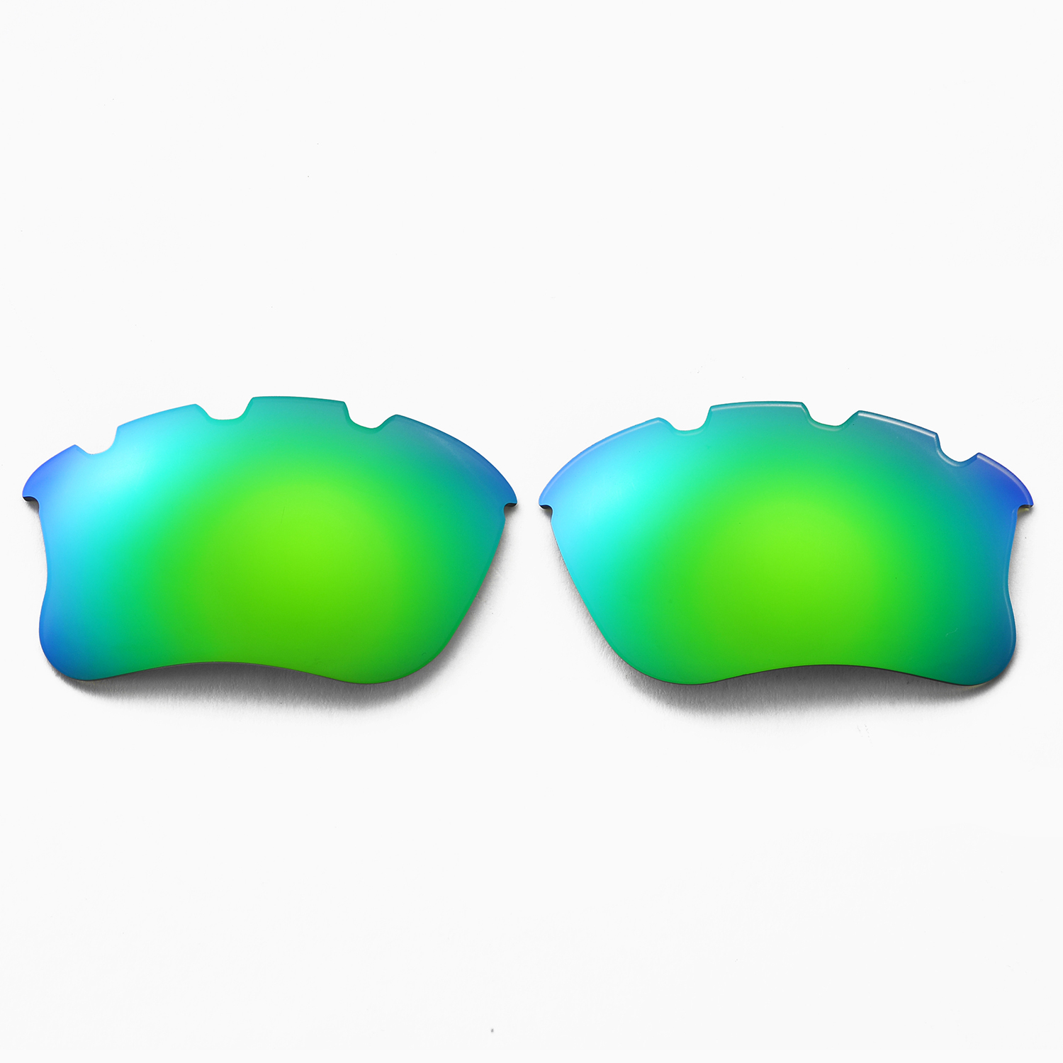 New Walleva Polarized Emerald Vented Lenses For Oakley Flak Jacket Xlj 661799385015 Ebay 2545